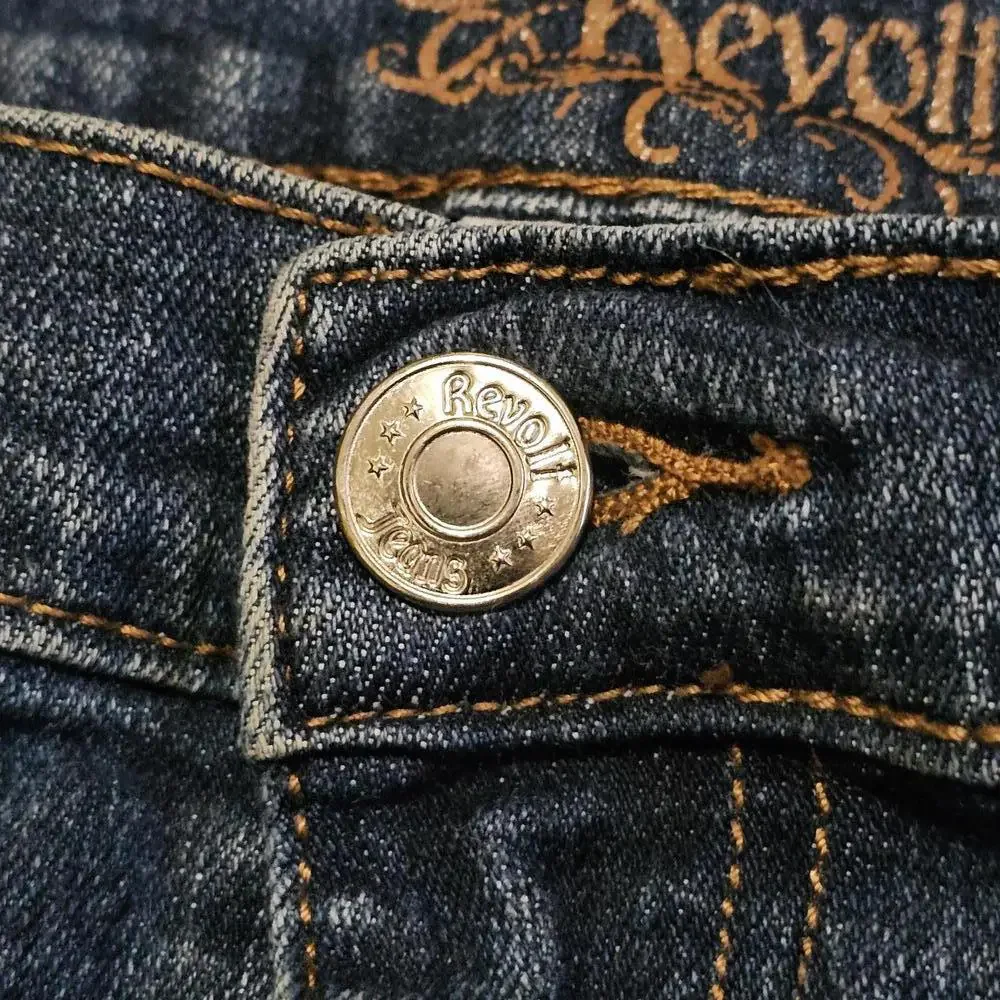 Revolt Distressed Skinny Jeans Size 5 - Picture 5 of 9